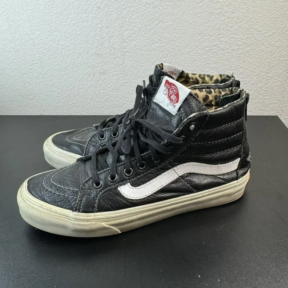 Vans Black White High-Top Sneakers